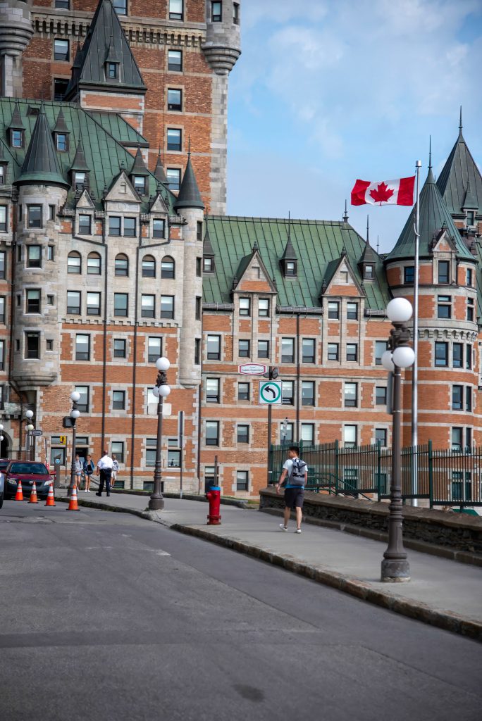 Le château Frontenac depuis la promenade — photographie de Maxime Meunier