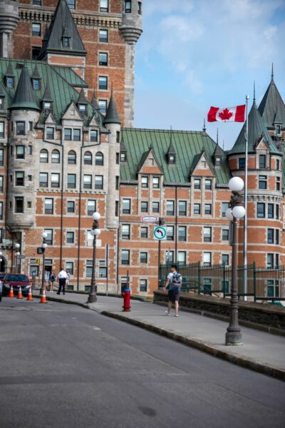 Le château Frontenac depuis la promenade — photographie de Maxime Meunier